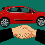 Illustration of client buying car insurance